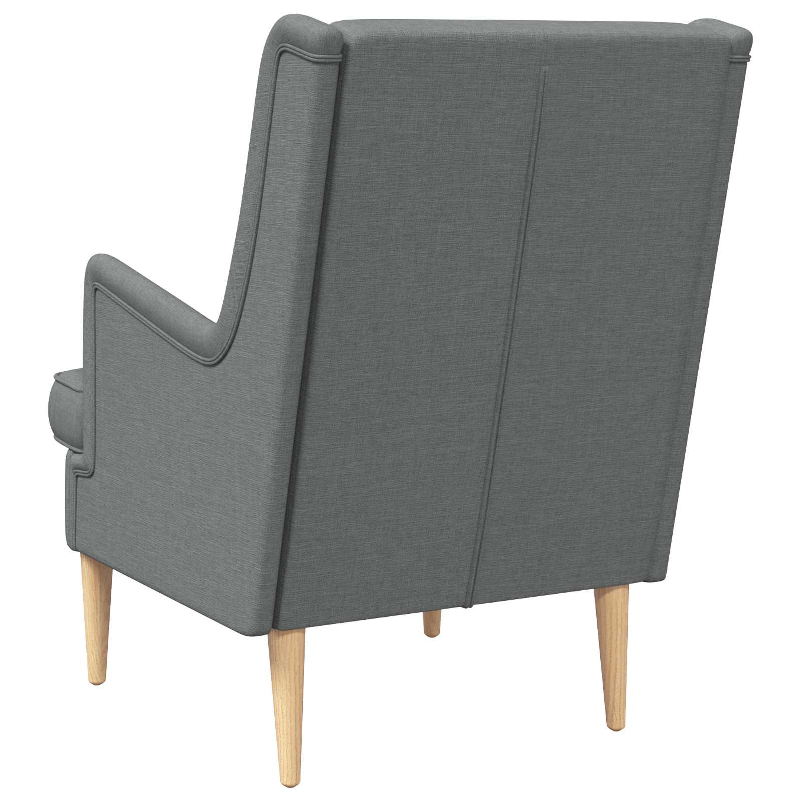 Poltrona Grigio Scuro Tessuto