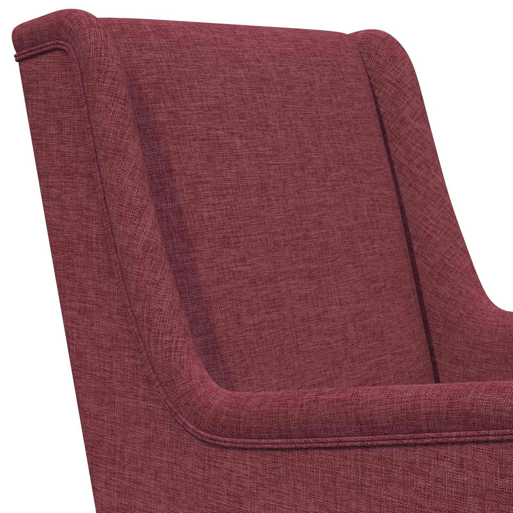 Poltrona Rosso Vino Tessuto