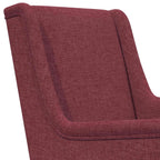 Poltrona Rosso Vino Tessuto