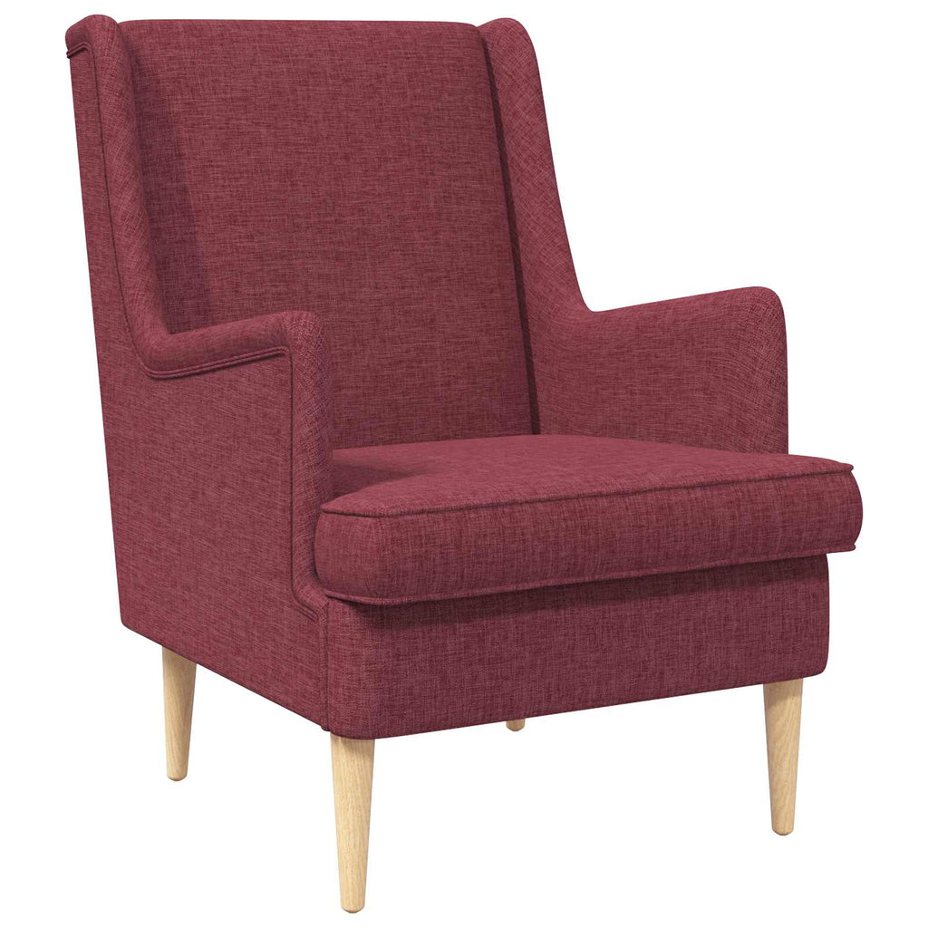 Poltrona Rosso Vino Tessuto
