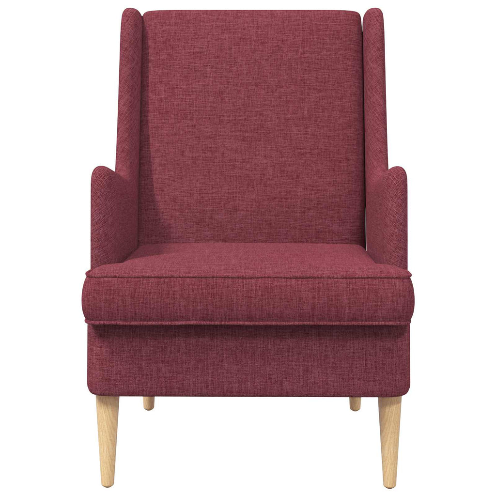 Poltrona Rosso Vino Tessuto