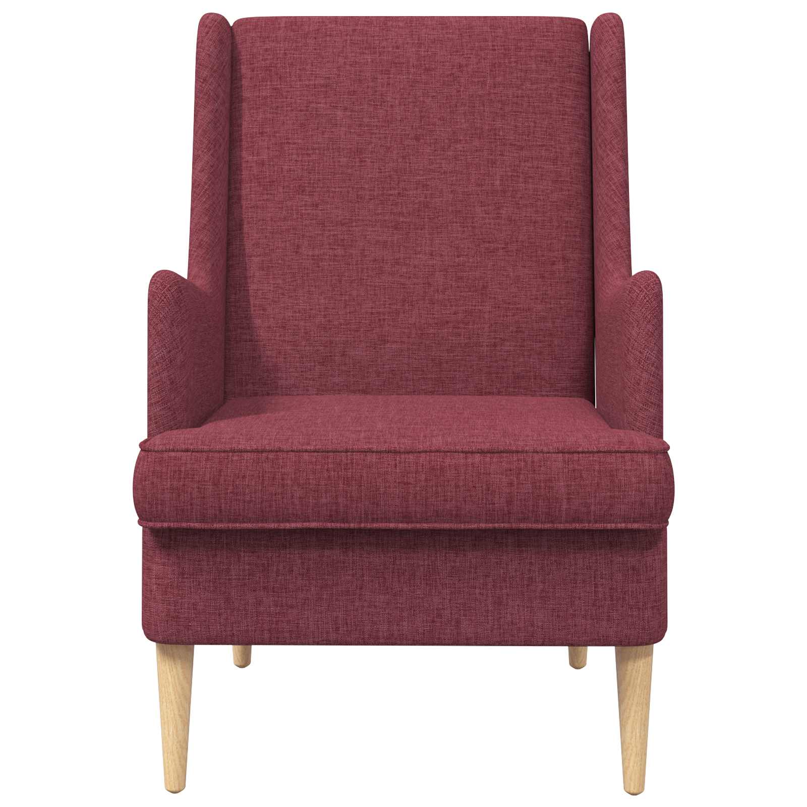 Poltrona Rosso Vino Tessuto
