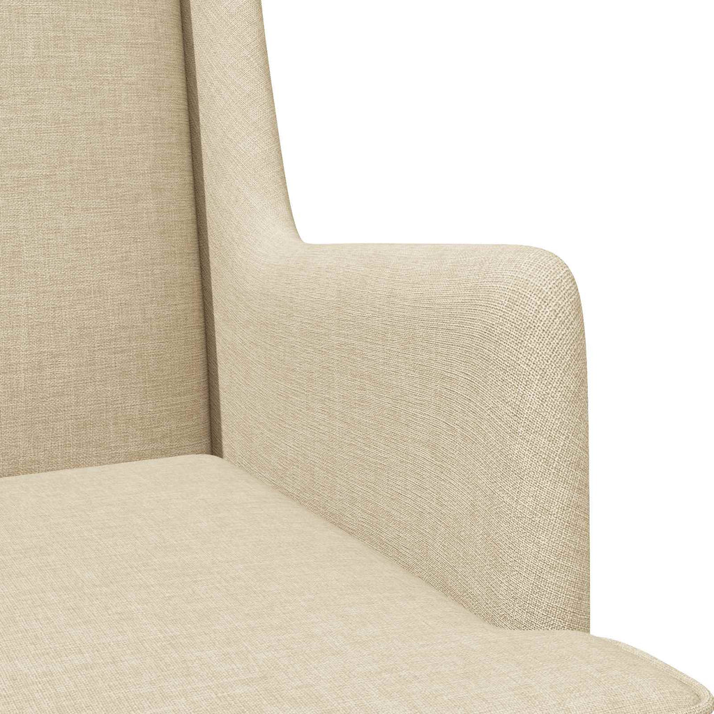 Poltrona Crema Tessuto