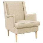 Poltrona Crema Tessuto