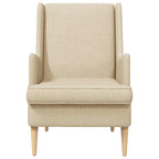 Poltrona Crema Tessuto