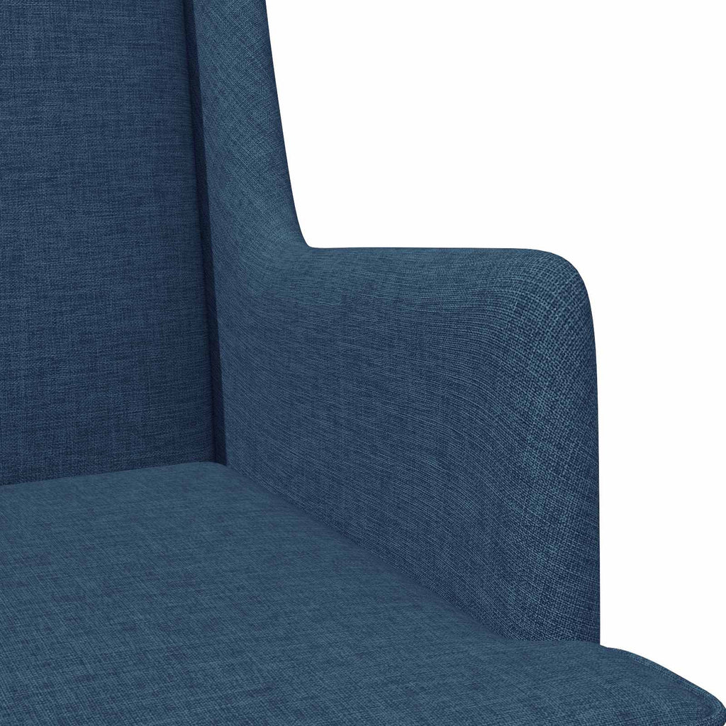 Poltrona Blu Tessuto