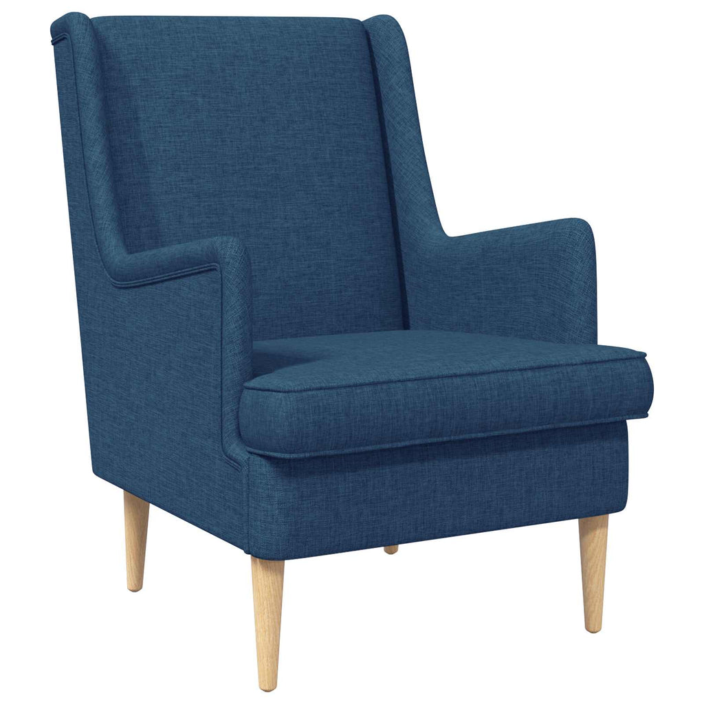 Poltrona Blu Tessuto