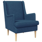 Poltrona Blu Tessuto