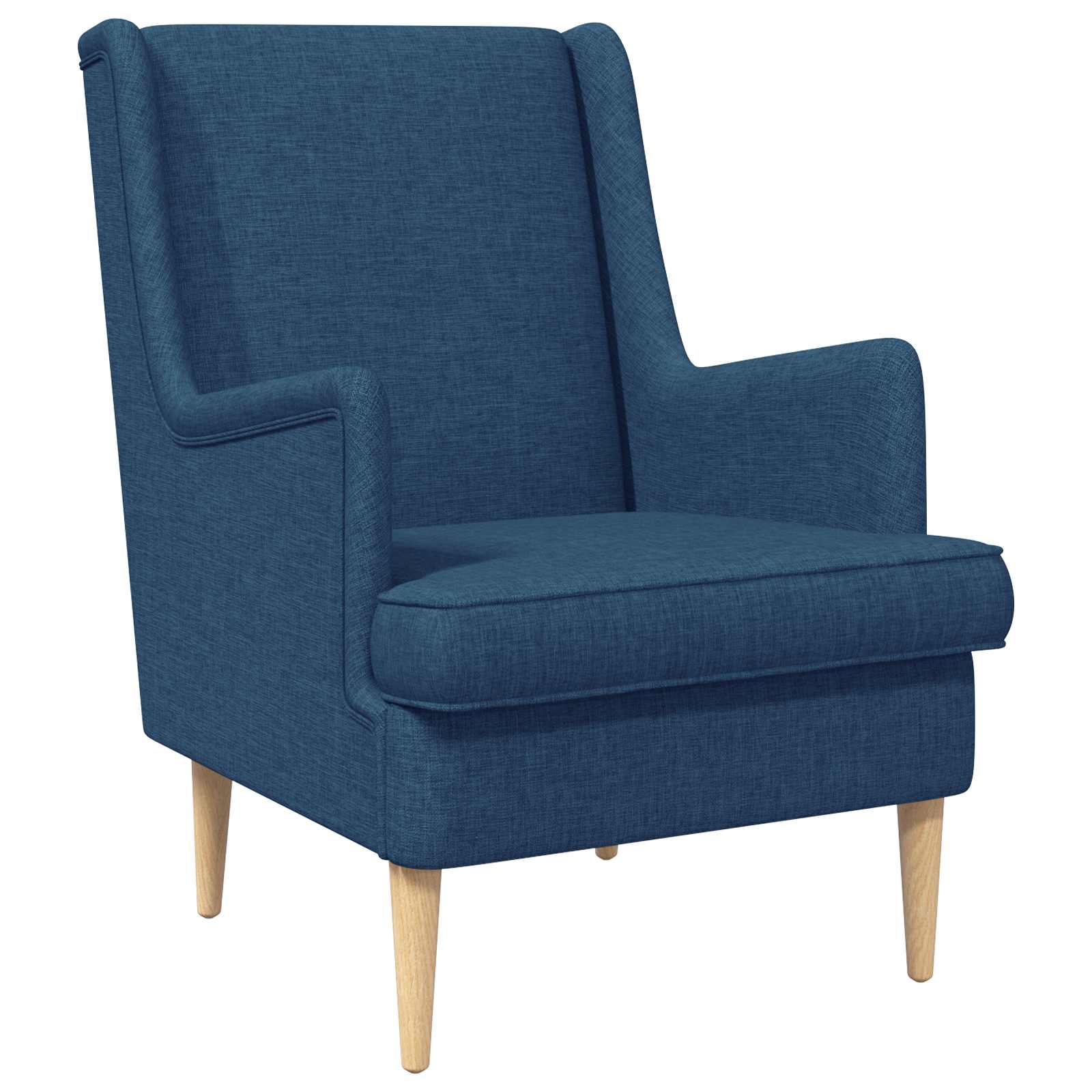 Poltrona Blu Tessuto
