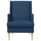 Poltrona Blu Tessuto