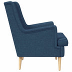 Poltrona Blu Tessuto