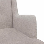 Poltrona Grigio Chiaro Bouclé