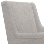 Poltrona Grigio Chiaro Bouclé