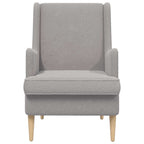 Poltrona Grigio Chiaro Bouclé