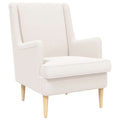 Poltrona Crema Bouclé