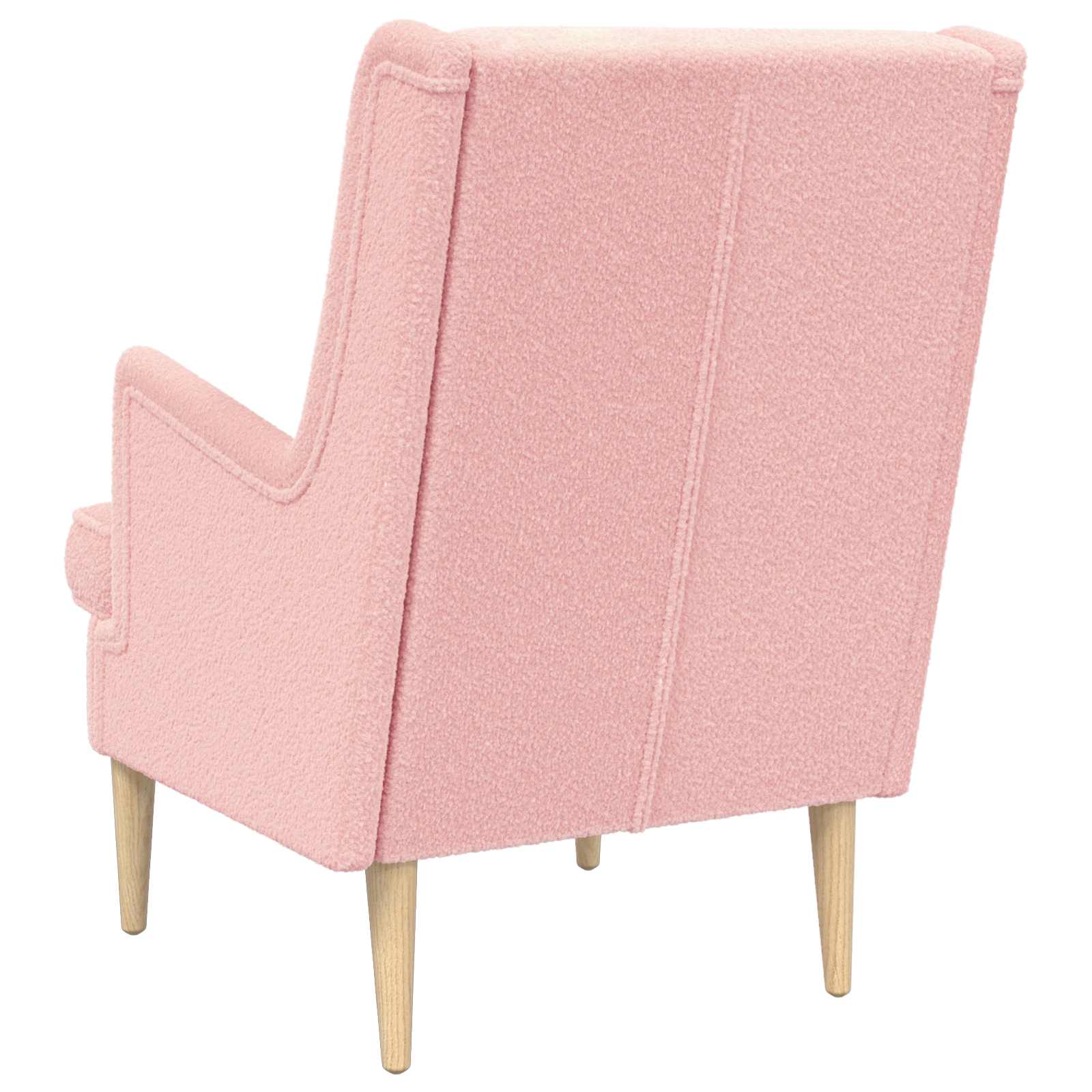 Poltrona Rosa Bouclé