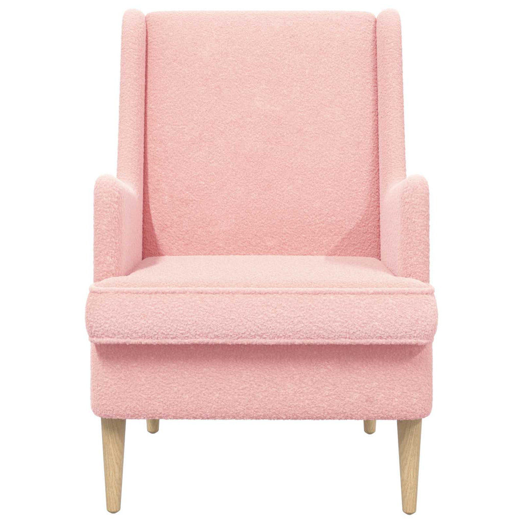 Poltrona Rosa Bouclé