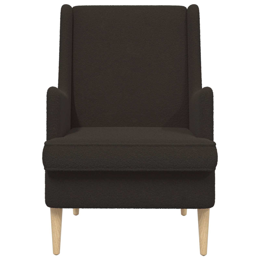 Poltrona Nero Bouclé
