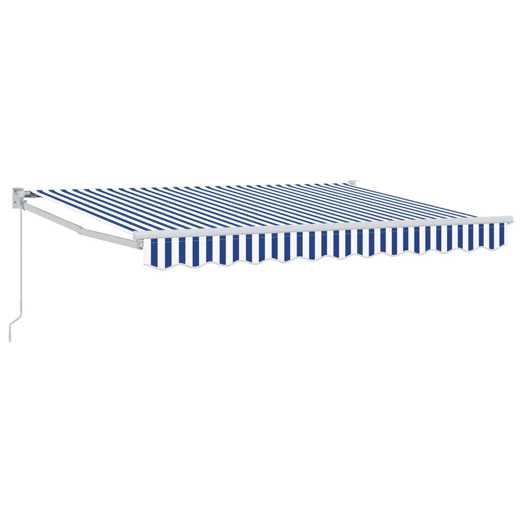 Tenda retrattile Blu e Bianco 2,5 x 2 m