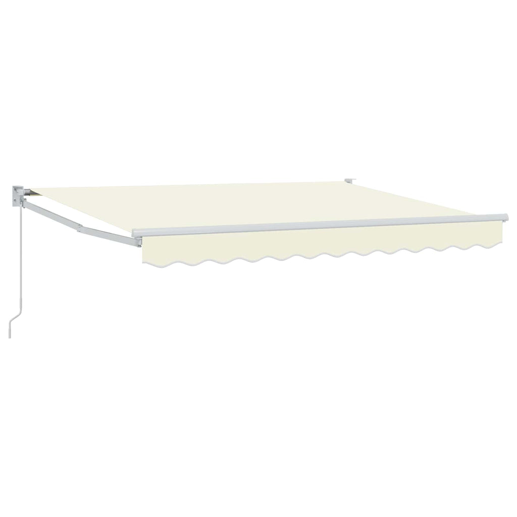 Tenda retrattile Crema 2,5 x 2 m 100% Poliestere e Alluminio
