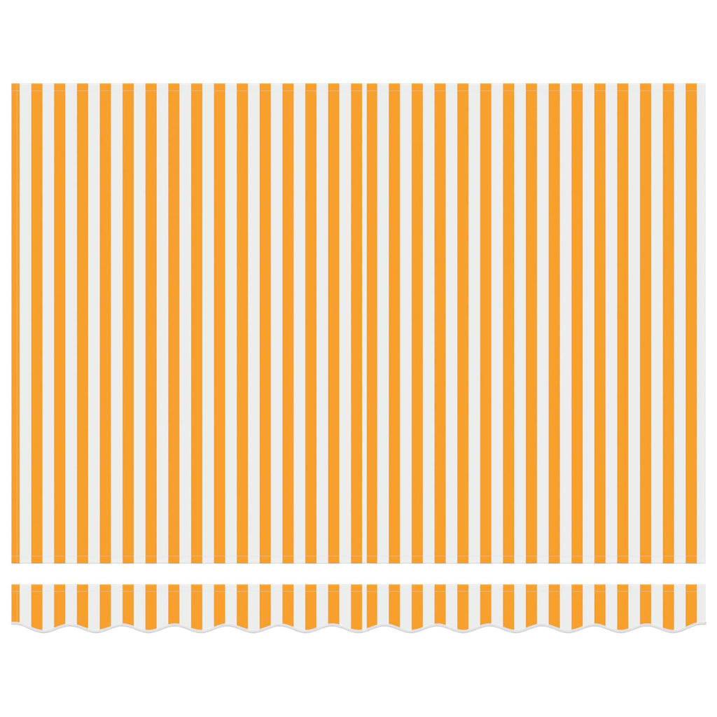 Tenda retrattile Giallo e Bianco 2,5 x 2 m