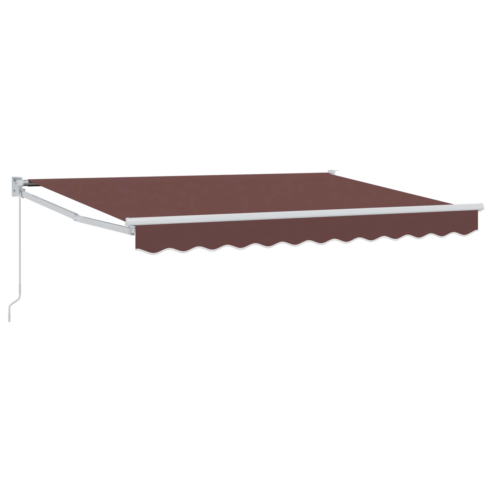 Tenda retrattile Marrone 2,5 x 2 m 100% Poliestere e Alluminio