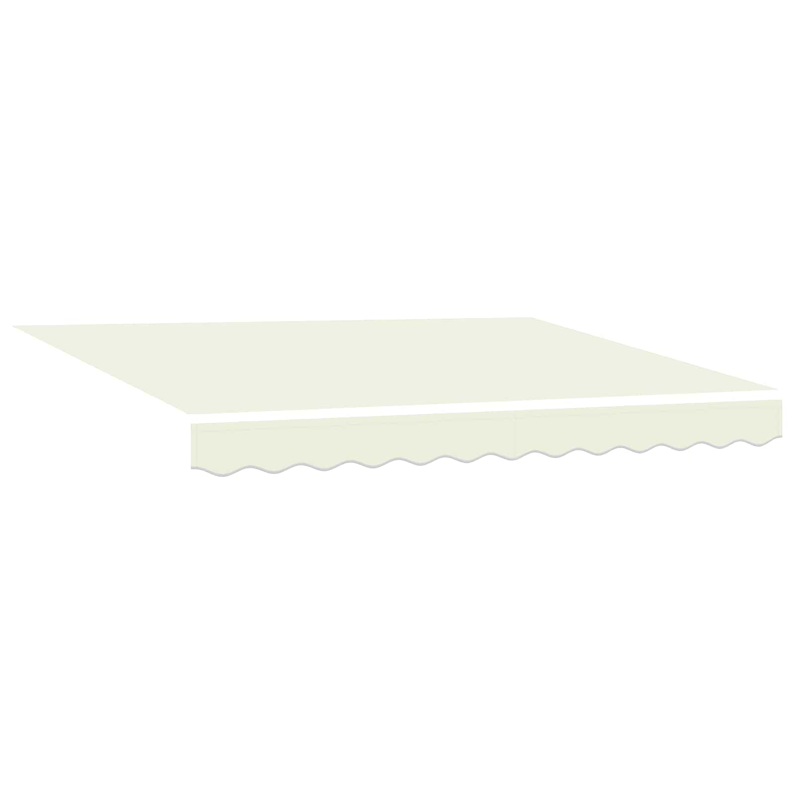 Tenda retrattile Crema 3 x 2 m 100% Poliestere e Alluminio