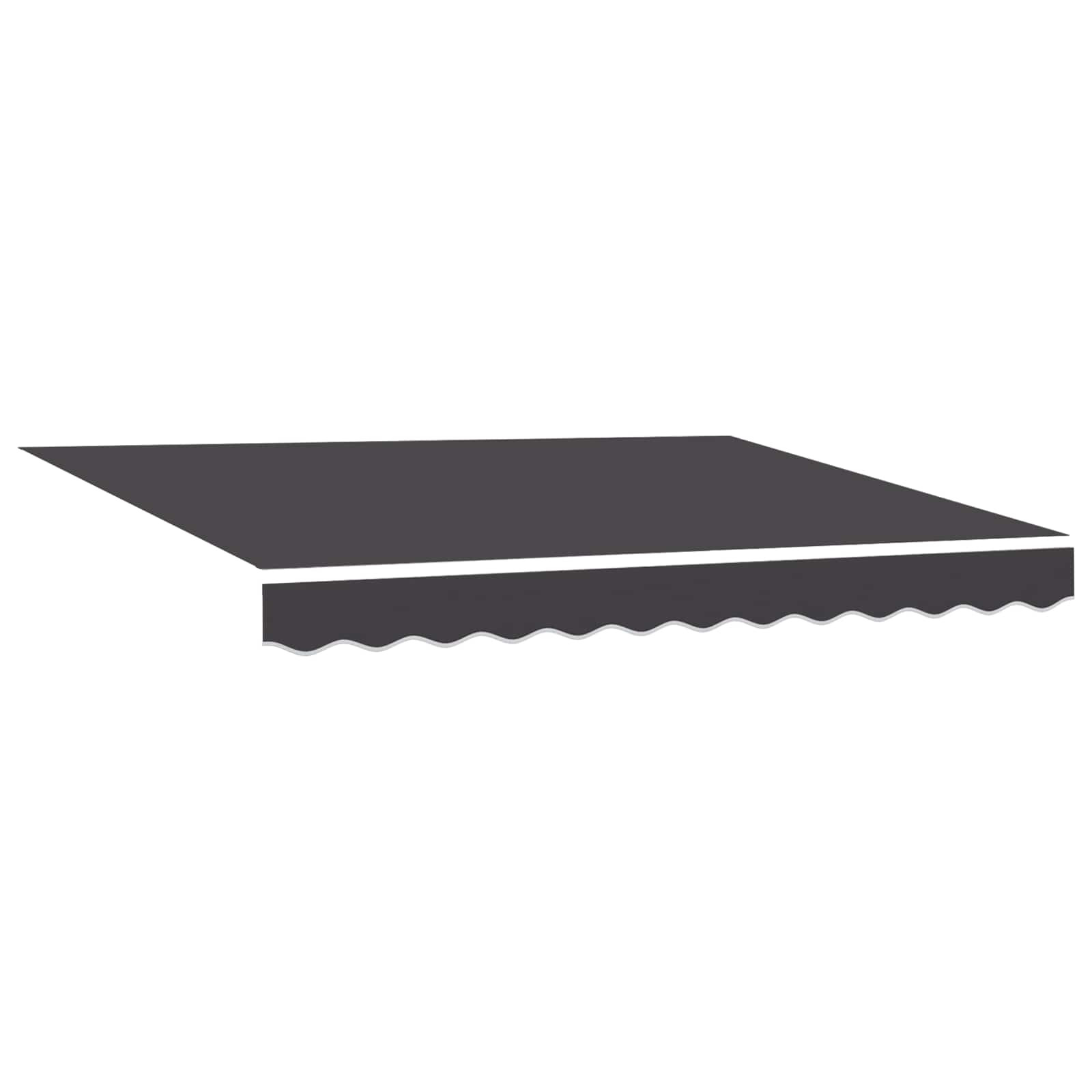 Tenda retrattile Antracite 3 x 2 m 100% Poliestere e Alluminio