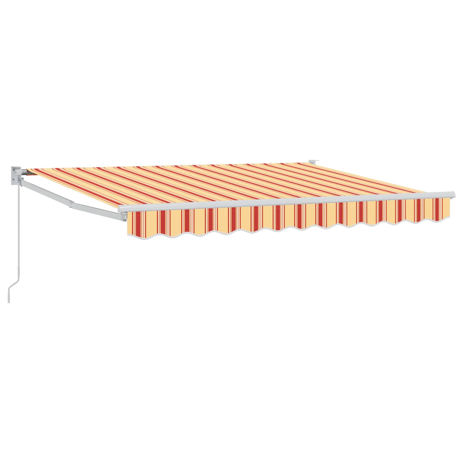 Tenda retrattile Giallo, Arancione e Bianco 3 x 2 m