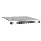 Tenda retrattile Antracite e Bianco 3,5 x 2 m