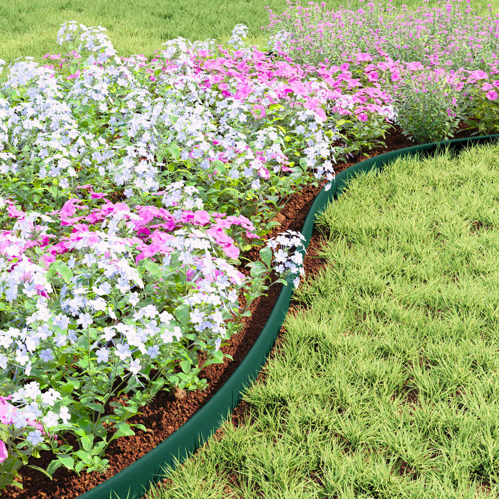 Bordure per prato Verde 1000 x 4 x 5 cm Plastica