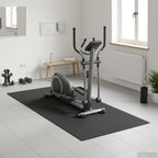 Tappetino di Protezione Sportiva Nero 200 x 90 x 0,6 cm