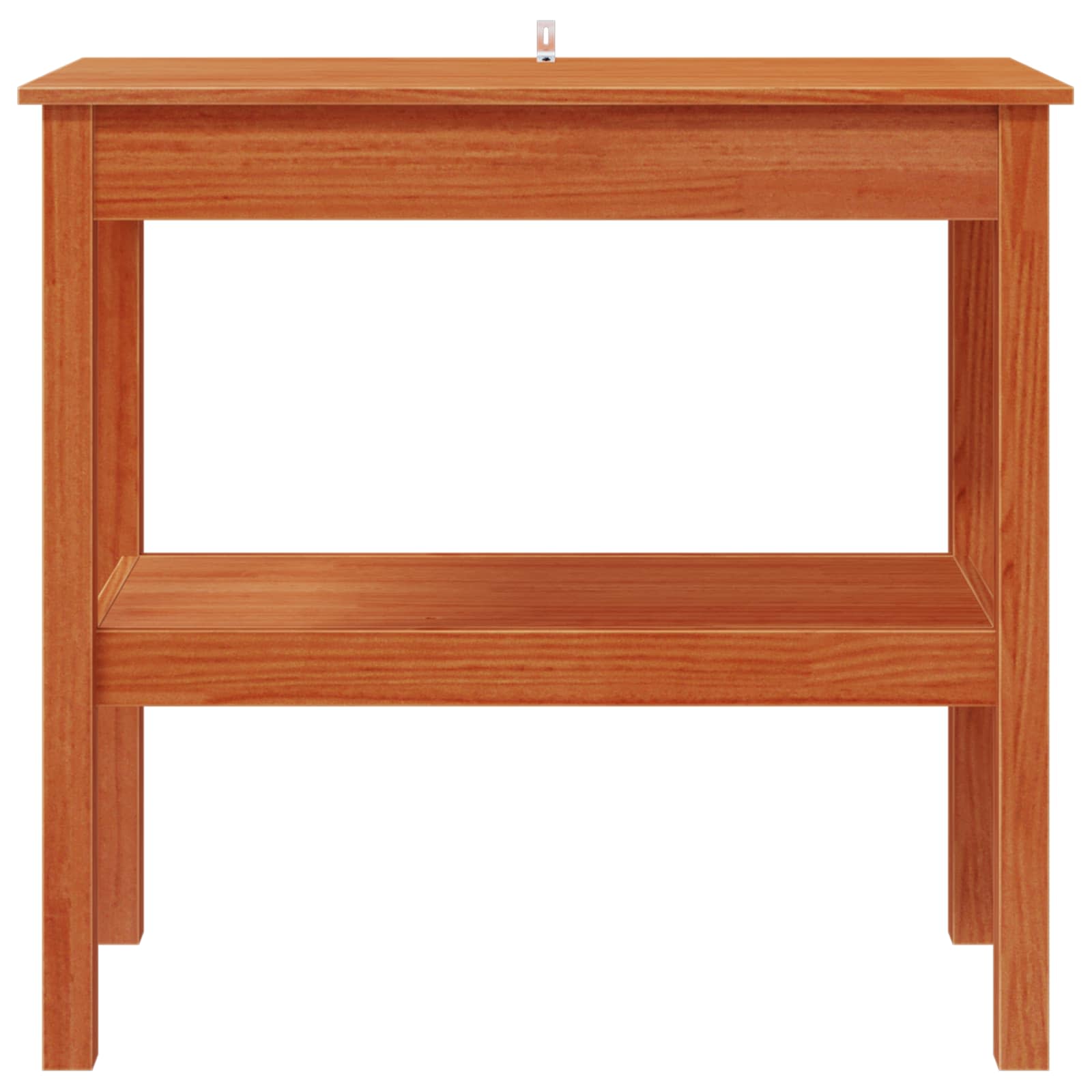 Tavolo consolle con lo scaffale Marrone Cera 80 x 40 x 75 cm