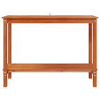 Tavolo consolle con lo scaffale Marrone Cera 110 x 40 x 80 cm