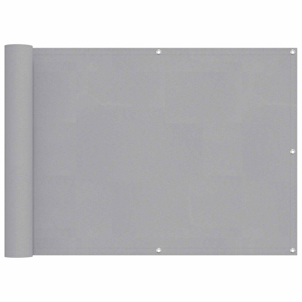 Schermo da balcone Grigio chiaro 75 x 200 cm