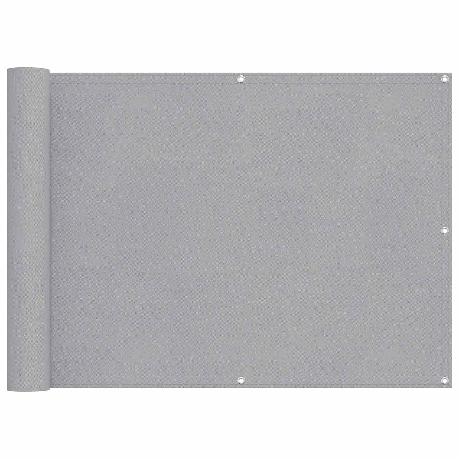 Schermo da balcone Grigio chiaro 75 x 200 cm