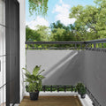 Schermo da balcone Grigio chiaro 100 x 200 cm Tessuto Oxford