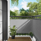 Schermo da balcone Grigio chiaro 100 x 200 cm Tessuto Oxford