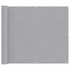 Schermo da balcone Grigio chiaro 100 x 200 cm Tessuto Oxford