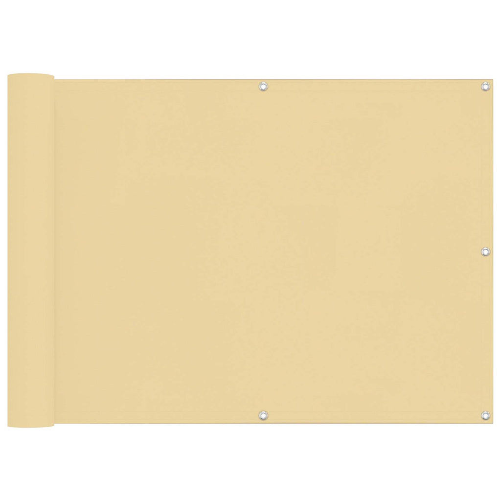 Schermo da balcone 75 x 200 cm Oxford alu rivestito in PU
