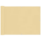 Schermo da balcone 75 x 200 cm Oxford alu rivestito in PU