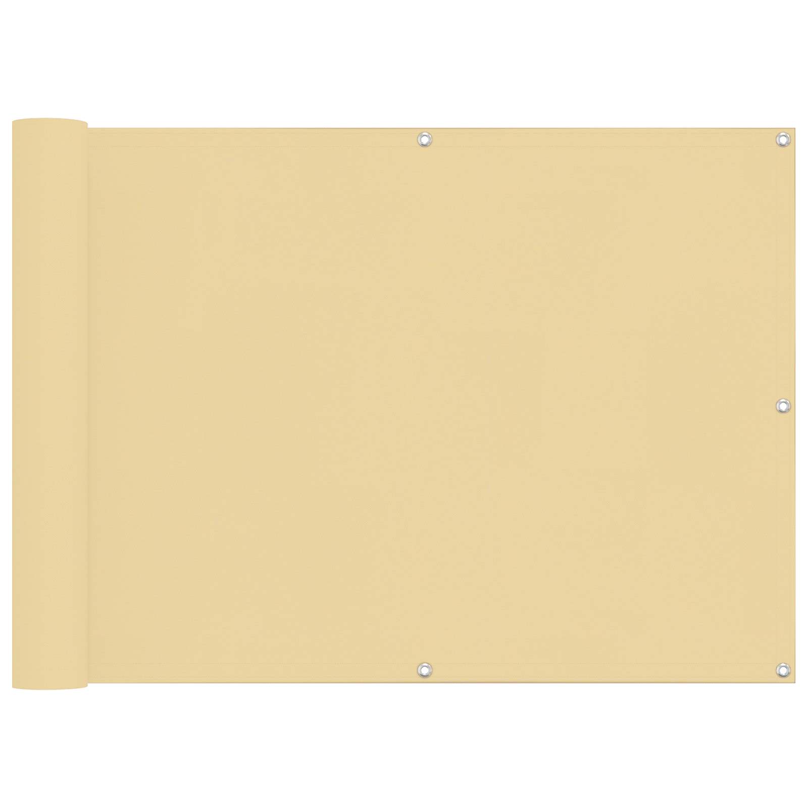 Schermo da balcone 75 x 200 cm Oxford alu rivestito in PU