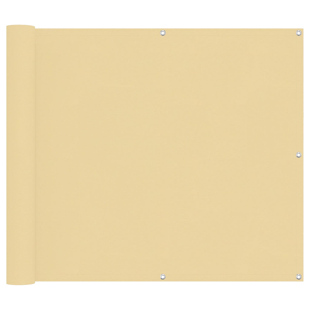 Schermo da balcone Sabbia 100 x 200 cm Tessuto Oxford
