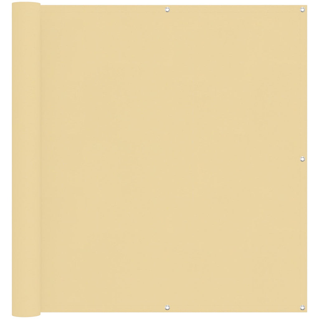 Schermo da balcone Sabbia 110 x 700 cm Tessuto Oxford