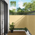 Schermo da balcone Sabbia 110 x 1000 cm Tessuto Oxford