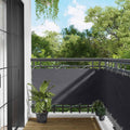 Schermo da balcone Antracite 75 x 200 cm