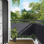 Schermo da balcone Antracite 75 x 200 cm