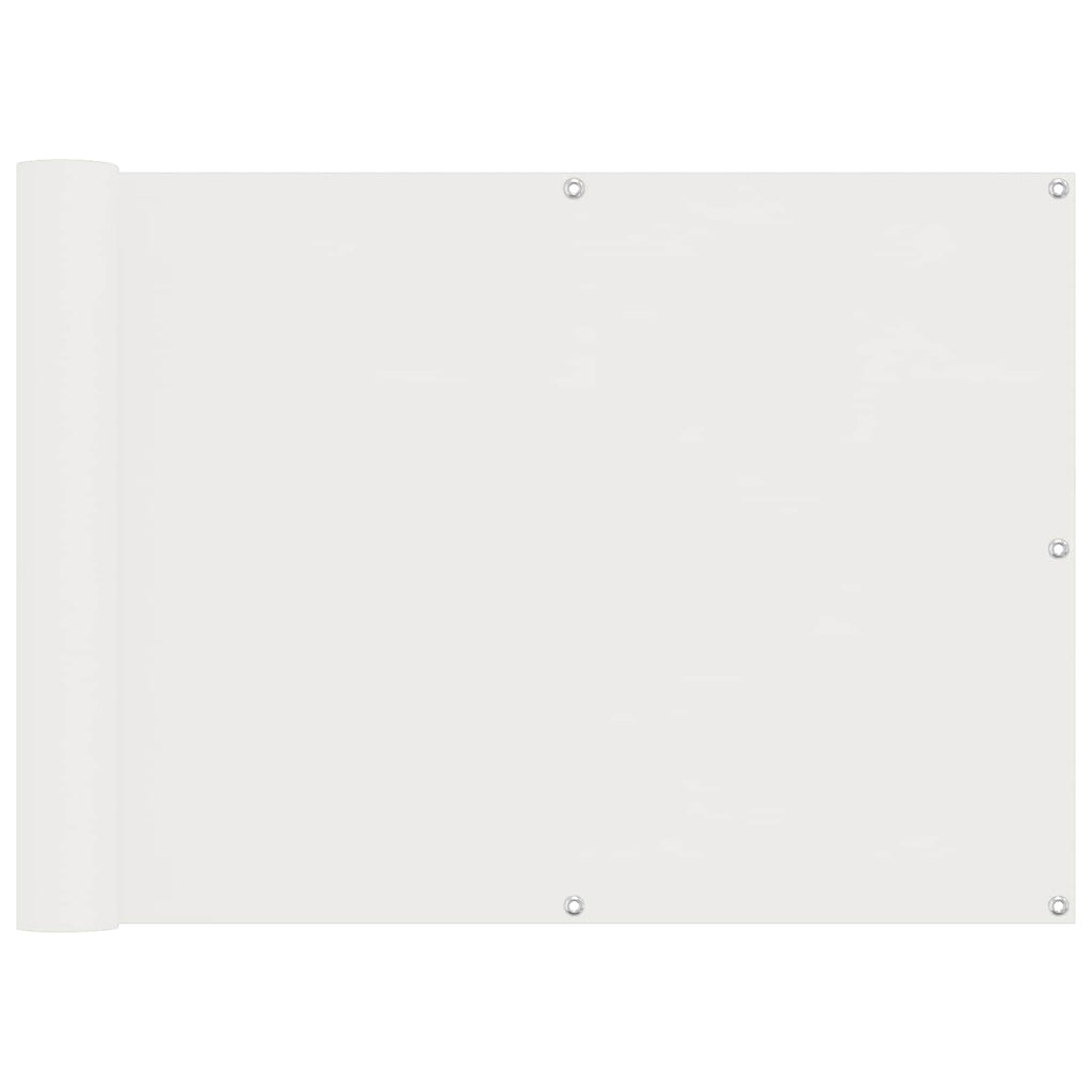 Schermo da balcone Bianco 75 x 200 cm