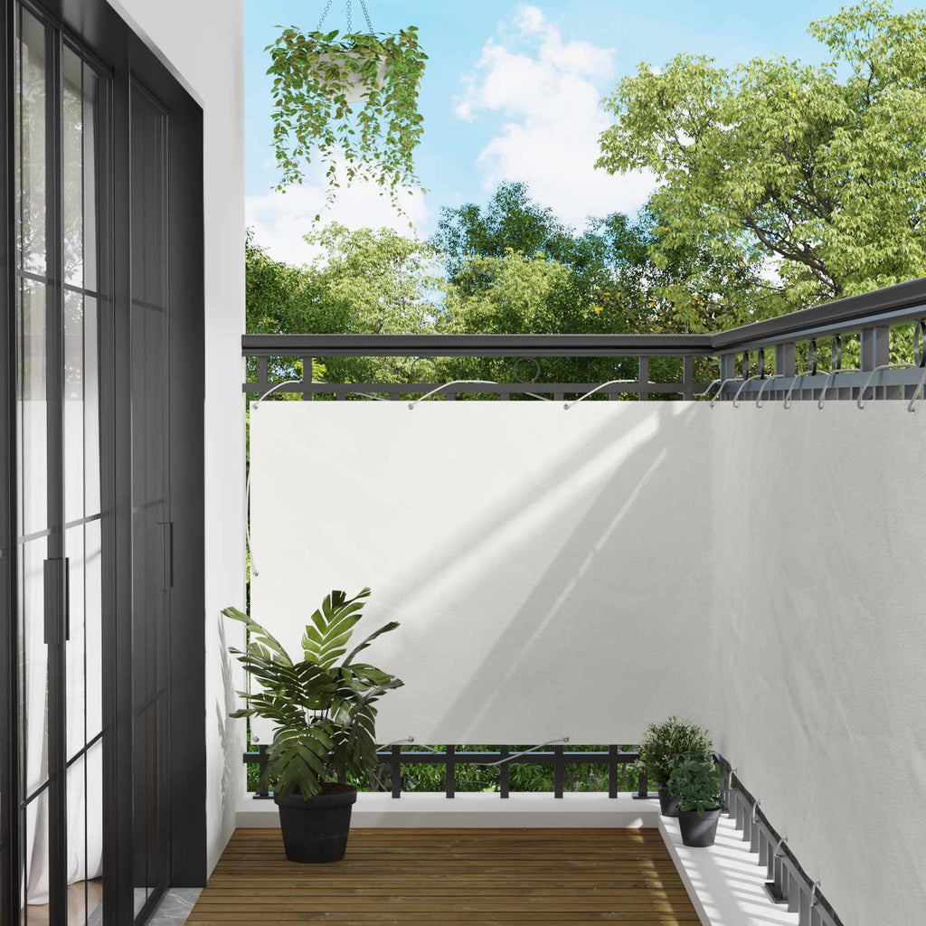 Schermo da balcone Bianco 120 x 200 cm