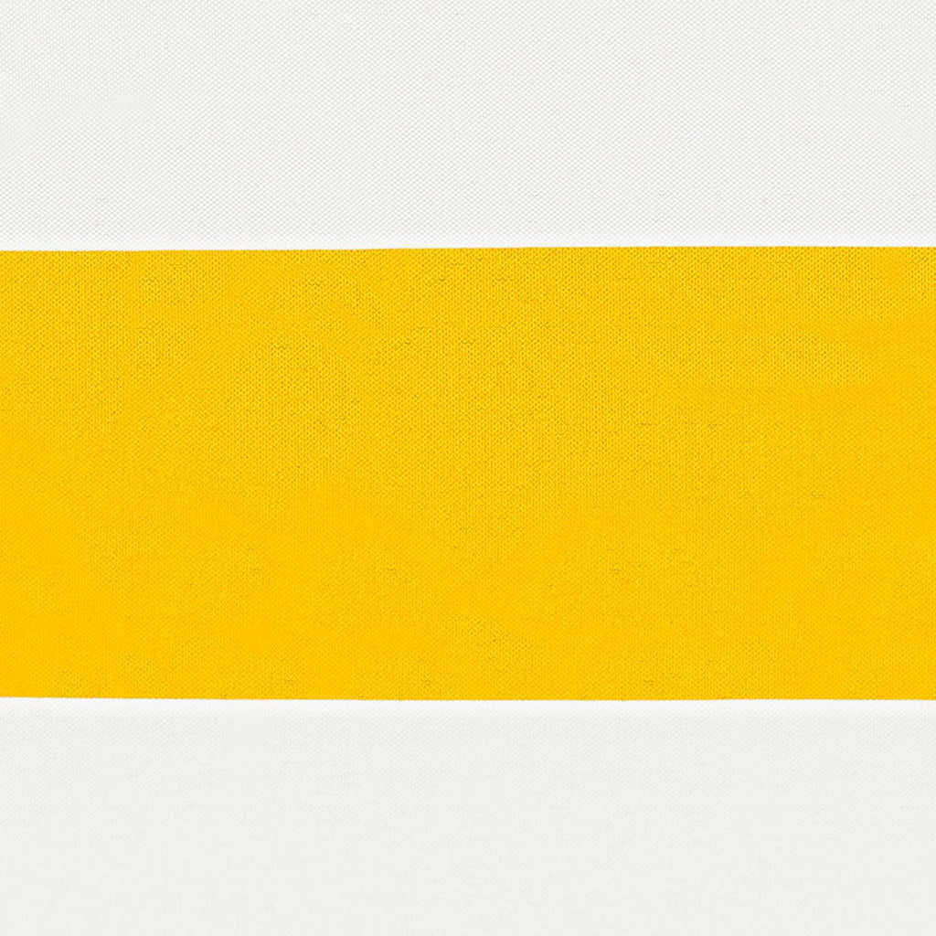 Schermo da balcone Giallo e Bianco 110 x 600 cm Tessuto Oxford